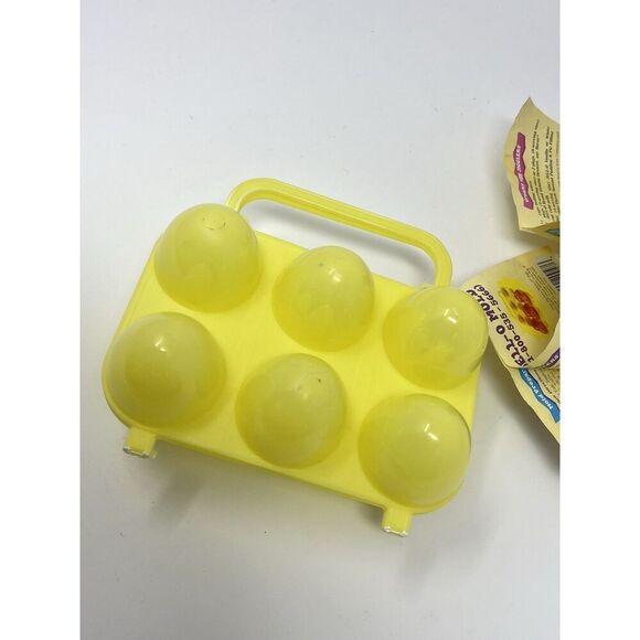 NOS JELLO Jigglers Plastic Patterned Egg Mold Yellow Recipes Spring Easter - Picture 4 of 7